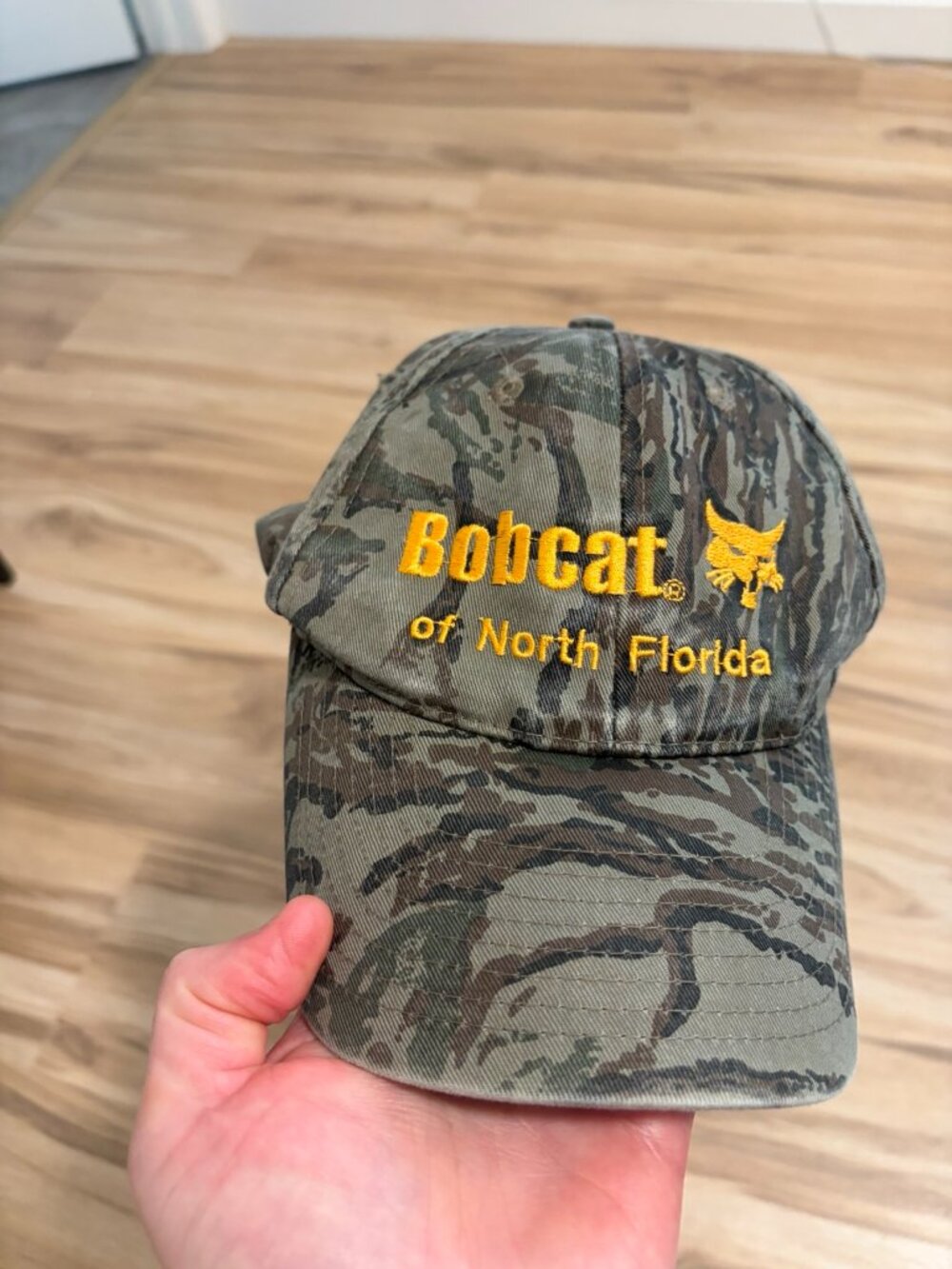 Vintage Bobcat of North Florida Camo Adjustable Hat
